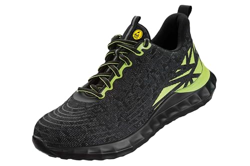 WiCa S1P *LOCRI* Halbschuhe Arbeitsschuhe in Übergrößen Schwarz 31570 große Unisexschuhe, Größe:40 von WiCa