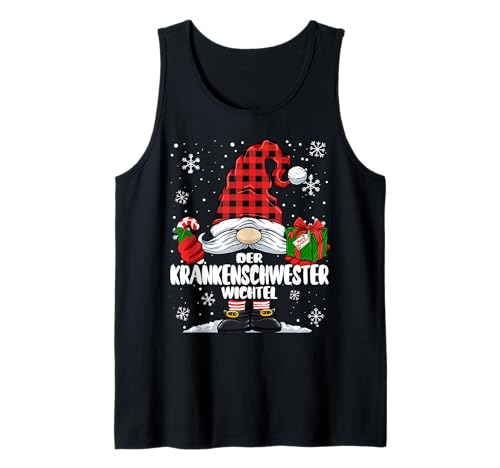 Krankenschwester Wichtel Weihnachts-Wichtel Design Damen Tank Top Krankenschwester Wichtel Weihnachts-Wichtel Design Damen Tank Top von Wichtel Designs zu Weihnachten für die Familie