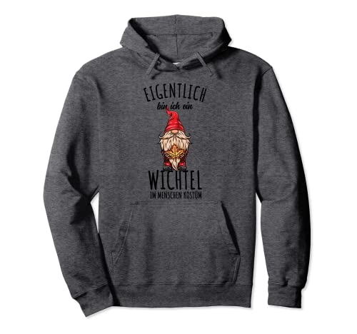 Wichtel Kostüm Kinder Pullover Hoodie von Wichtel Kostüm Kinder