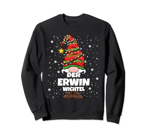 Erwin Wichtel Weihnachten Erwin Herren Jungs Wichtel Sweatshirt von Wichtel Weihnachten im Gnom Outfit für Familie