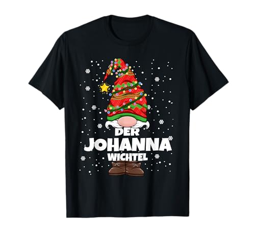 Johanna Wichtel Weihnachten Vorname Johanna Damen Wichtel T-Shirt von Wichtel Weihnachten im Gnom Outfit für Familie