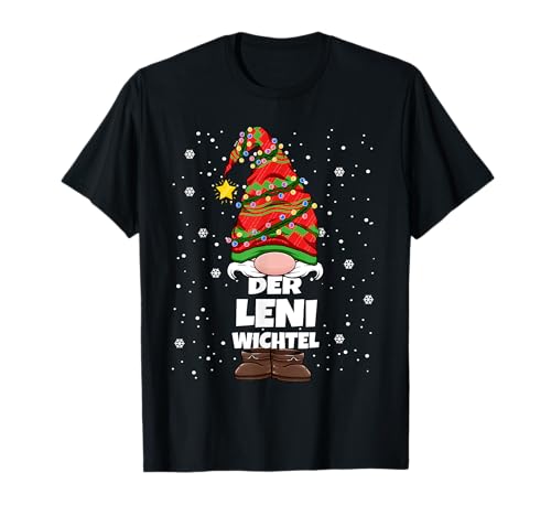 Leni Wichtel Weihnachten Vorname Leni Damen Wichtel T-Shirt von Wichtel Weihnachten im Gnom Outfit für Familie
