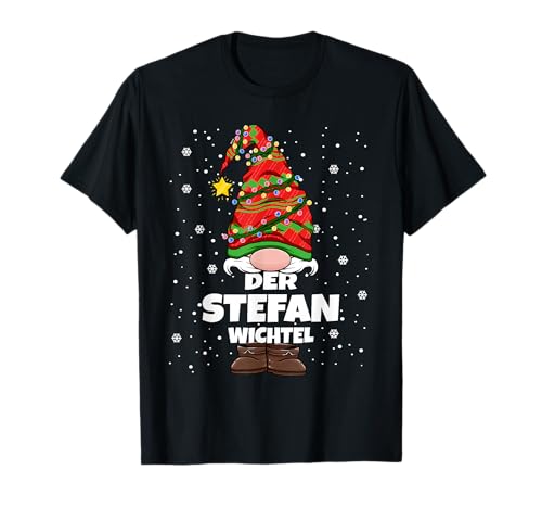 Stefan Wichtel Weihnachten Herren Jungs Wichtel Stefan T-Shirt von Wichtel Weihnachten im Gnom Outfit für Familie