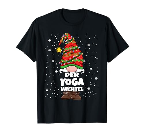 Yoga Wichtel Weihnachts-Wichtel Design Damen Herren T-Shirt von Wichtel Weihnachten im Gnom Outfit für Familie