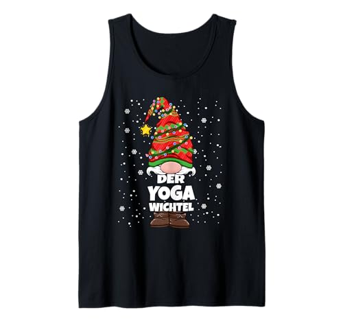 Yoga Wichtel Weihnachts-Wichtel Design Damen Herren Tank Top von Wichtel Weihnachten im Gnom Outfit für Familie