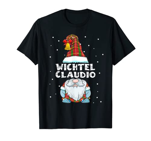 Herren Wichtel Claudio Partnerlook Vornamen Weihnachtsoutfit T-Shirt von Wichtelkostüm Partnerlook Weihnachten Geschenke