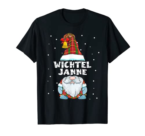 Herren Wichtel Janne Partnerlook Vornamen Weihnachtsoutfit T-Shirt von Wichtelkostüm Partnerlook Weihnachten Geschenke