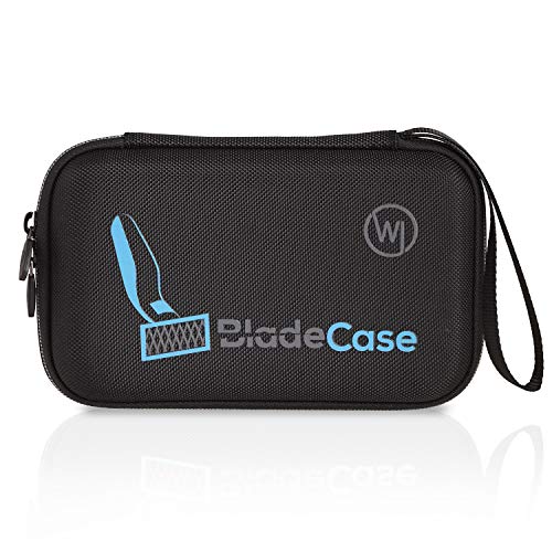 Wicked Chili Blade Case Tasche kompatibel mit Philips OneBlade Face + Body (QP2530/30, QP2630/30, QP2520/30, QP2520/20) OneBlade Schutzhülle mit Zubehörfach von Wicked Chili