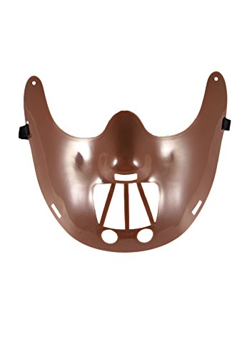 Herren Hannibal Lecter Maske Halloween Horror Party Erwachsene Cosplay Style Kostüm Gruselmaske von Wicked Nights