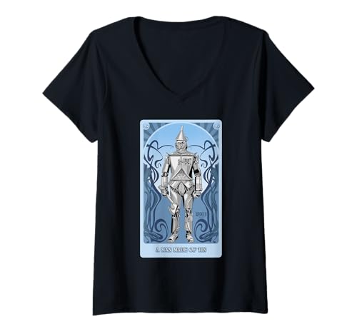 Damen Wicked: For Good A Man Made of Tin T-Shirt mit V-Ausschnitt von Wicked