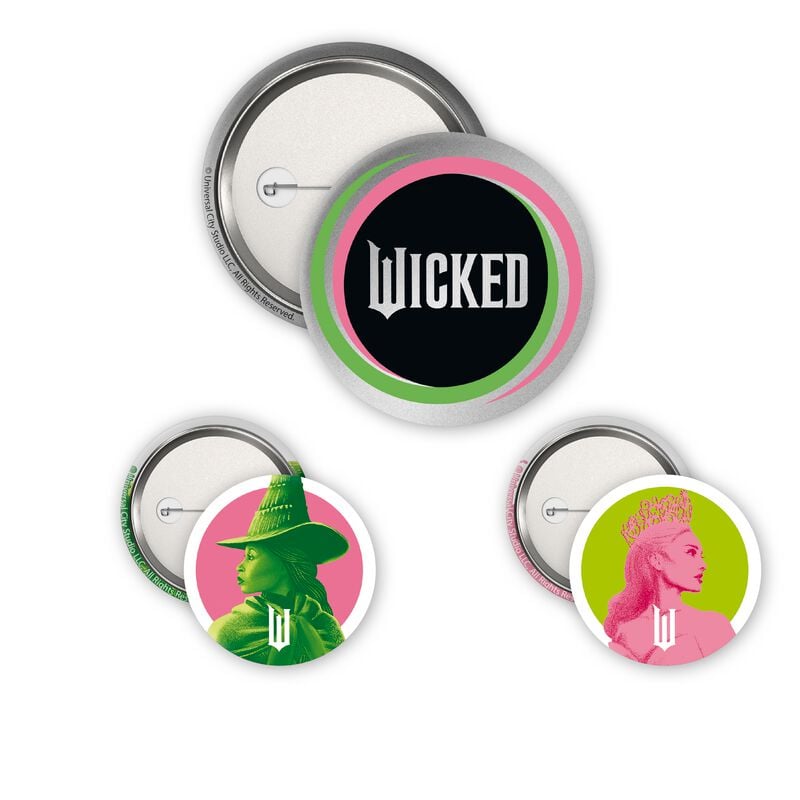 Wicked Elphaba & Glinda Button-Set multicolor Wicked Elphaba & Glinda Button-Set multicolor von Wicked