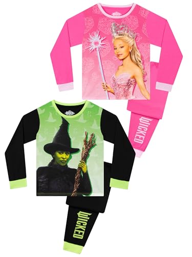 Wicked Pyjama Mädchen | Mädchen Schlafanzug | Schlafanzüge Für Kinder | Rosa 152 von Wicked