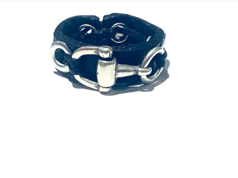 Leder Schnaffle Bit Ring von WickedPonybyChris
