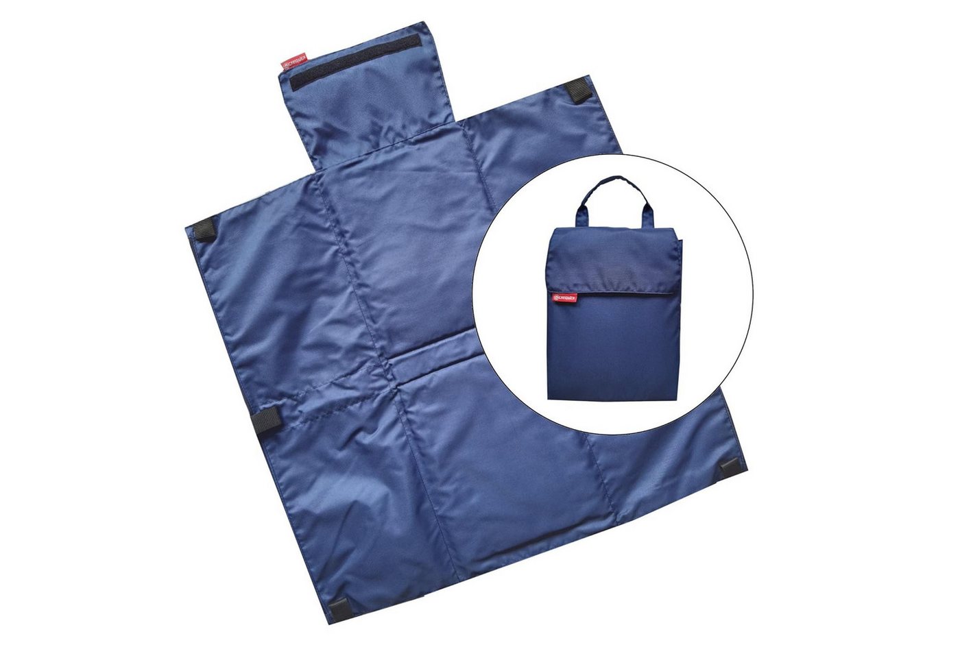 Wickelquick Wickeltasche Tragbare Wickelunterlage mit Abrollschutz & 4 Seitentaschen Wickelquick Wickeltasche Tragbare Wickelunterlage mit Abrollschutz & 4 Seitentaschen von Wickelquick