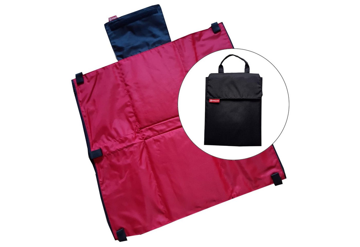 Wickelquick Wickeltasche Tragbare Wickelunterlage mit Abrollschutz & 4 Seitentaschen Wickelquick Wickeltasche Tragbare Wickelunterlage mit Abrollschutz & 4 Seitentaschen von Wickelquick