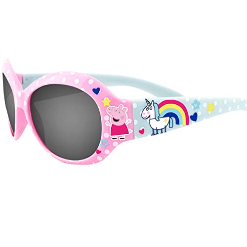 Widdle Springtime Peppa Pig Kinder Charakter Sonnenbrille UV-Schutz für Urlaub - PEPPA7, multi, Einheitsgröße von Widdle Springtime