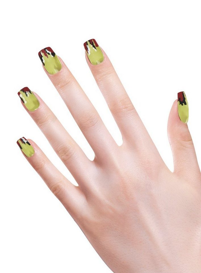 Widdmann Kunstfingernägel Frankenstein Fingernägel, Künstliche Fingernägel zum Aufkleben Widdmann Kunstfingernägel Frankenstein Fingernägel, Künstliche Fingernägel zum Aufkleben von Widdmann