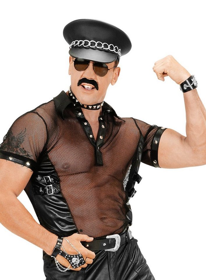 Widdmann T-Shirt Netzshirt Biker Gay Pride, Goth-Outfit oder Rocker-Kluft? Alles ist möglich. von Widdmann