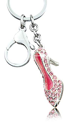 Widdop and Co Schlüsselanhänger High Heel Strass Pink von Widdop and Co