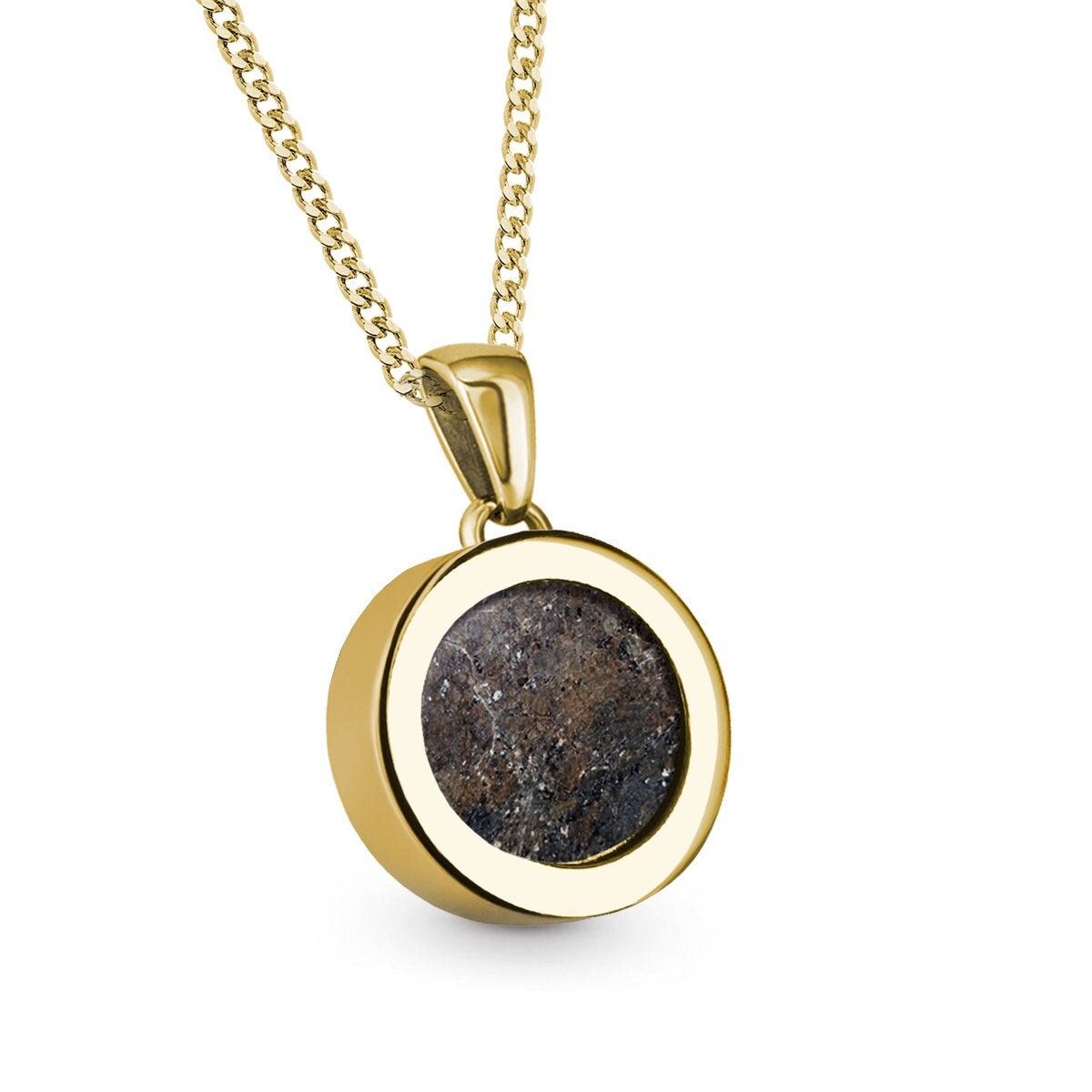 Meteorite Coin - Gold Kette Mit Anhänger Meteorite Coin - Gold Kette Mit Anhänger von WideAbove