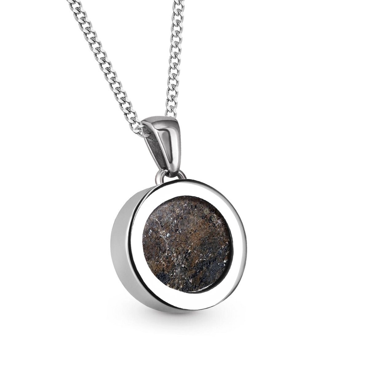 Meteorite Coin - Silber Kette Mit Anhänger Meteorite Coin - Silber Kette Mit Anhänger von WideAbove