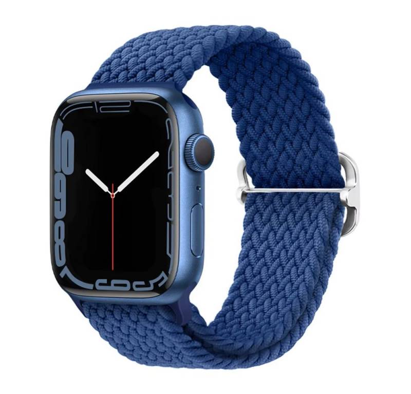 Widmann-Shop Smartwatch-Armband Nylon Loop Armband Apple Watch Band Series Ultra SE 10 9 8 7, Nylon, alle Größen von Widmann-Shop