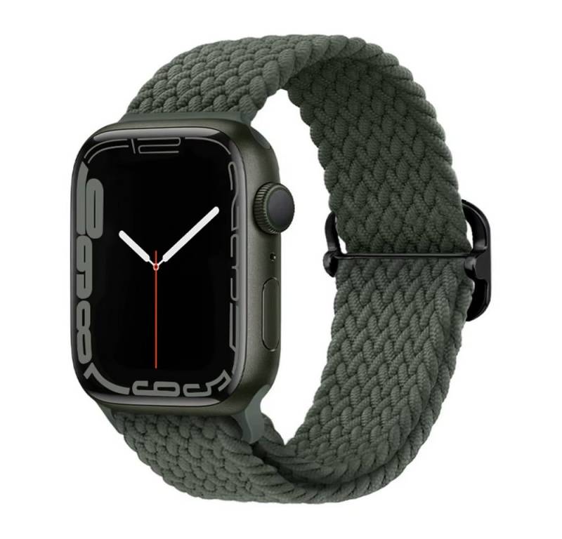 Widmann-Shop Smartwatch-Armband Nylon Loop Armband Apple Watch Band Series Ultra SE 10 9 8 7, Nylon, alle Größen von Widmann-Shop
