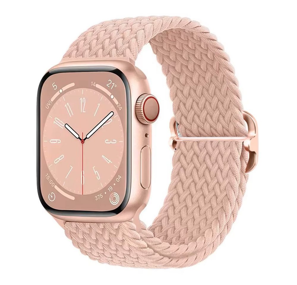 Widmann-Shop Smartwatch-Armband Nylon Loop Armband Apple Watch Band Series Ultra SE 10 9 8 7, Nylon, alle Größen von Widmann-Shop