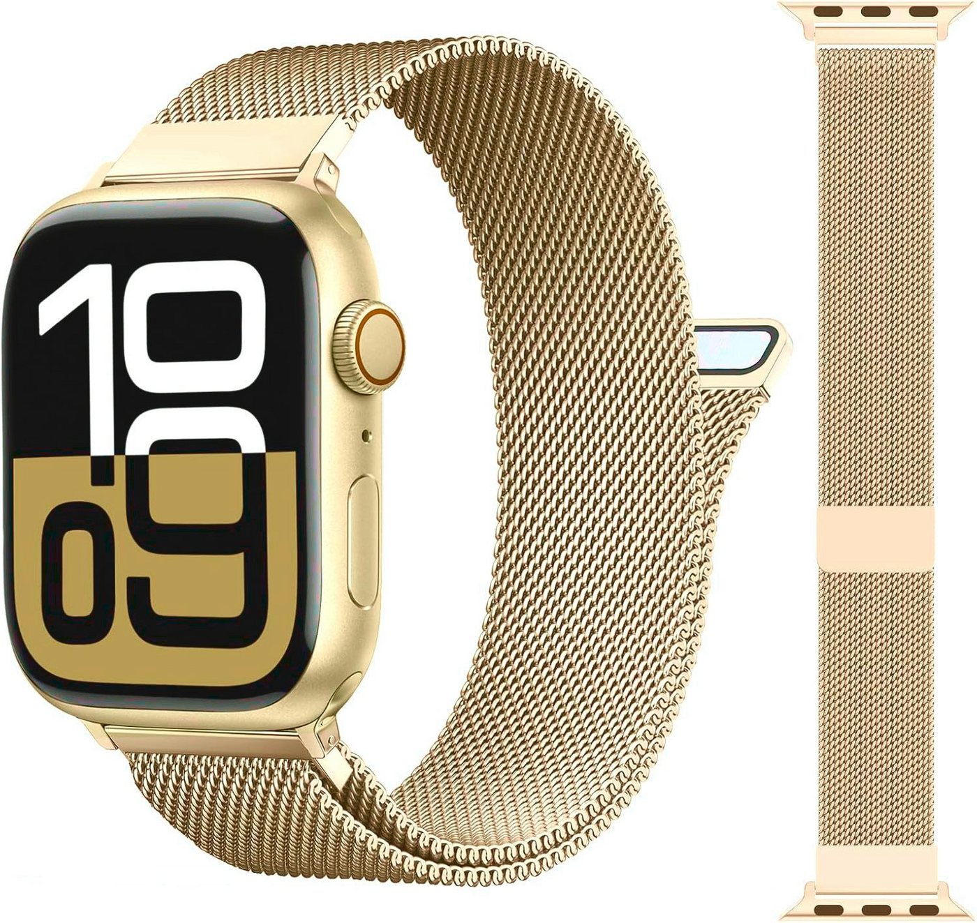 Widmann-Shop Smartwatch-Armband Apple Watch Armband Band Series Ultra 11 10 9 8 SE 7 6 5 4 38 - 49 mm, Schmutzabweisend, Atmungsaktiv von Widmann-Shop