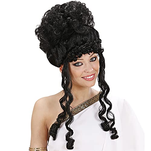 "OLYMPIAN GODDESS WIG" black - in box - von WIDMANN