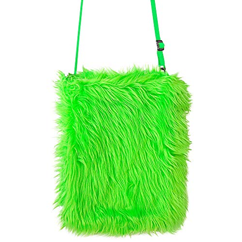 "NEON GREEN PLUSH HANDBAG" - von WIDMANN