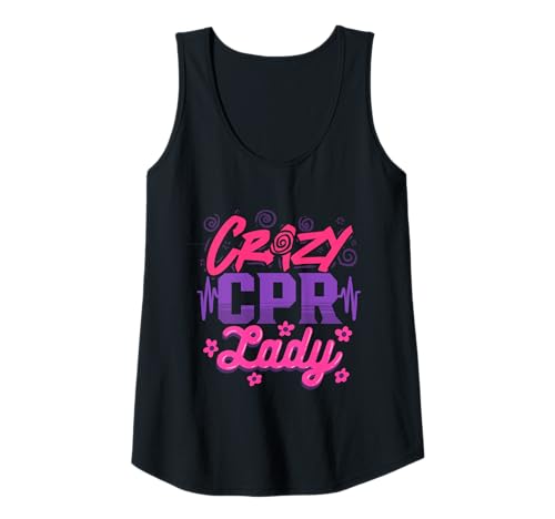 Damen HLW Ausbilder Wiederbelebung Notarzt Crazy CPR Lady Tank Top Damen HLW Ausbilder Wiederbelebung Notarzt Crazy CPR Lady Tank Top von Wiederbelebungskurs Sanitäter