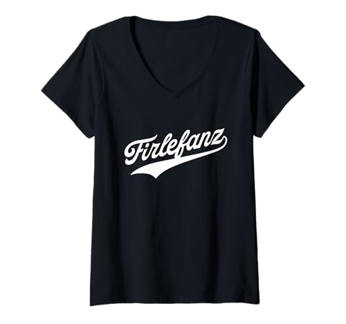 Damen Firlefanz T-Shirt mit V-Ausschnitt Damen Firlefanz T-Shirt mit V-Ausschnitt von Wiener Dialekt Waren Aller Art