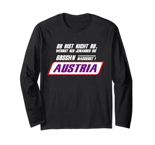 Austria Männer Du bist Nicht Du Langarmshirt Austria Männer Du bist Nicht Du Langarmshirt von Wiener - Fussball - Austria Männer Shirt
