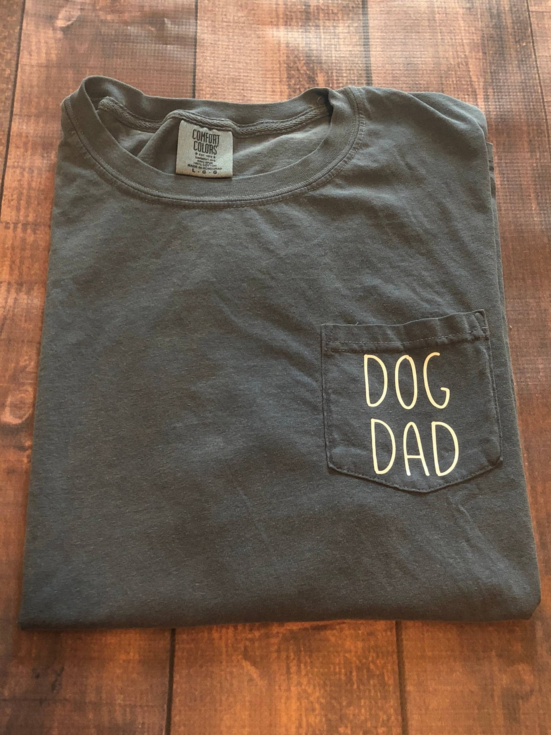 Komfort Farben Langarm, Hund Papa Shirt, Benutzerdefinierte Komfort Farben Langarm, Hund Papa Shirt, Benutzerdefinierte von WienerBrothersCo