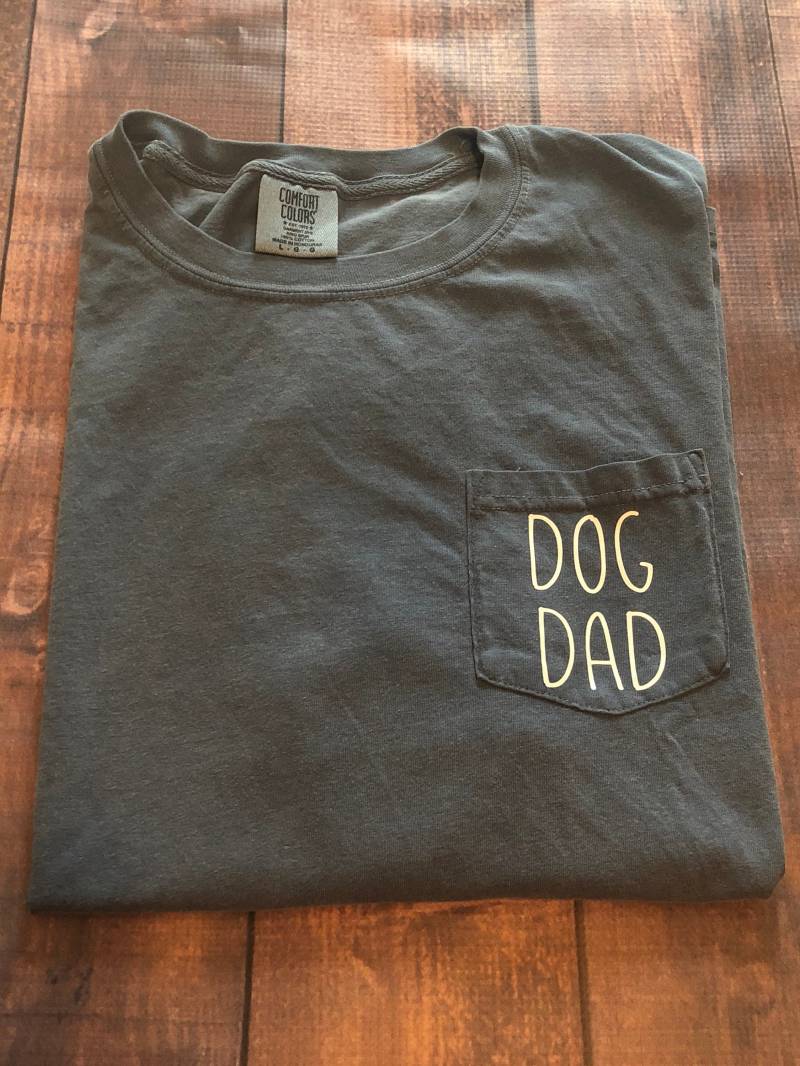 Komfort Farben Langarm, Hund Papa Shirt, Benutzerdefinierte Komfort Farben Langarm, Hund Papa Shirt, Benutzerdefinierte von WienerBrothersCo