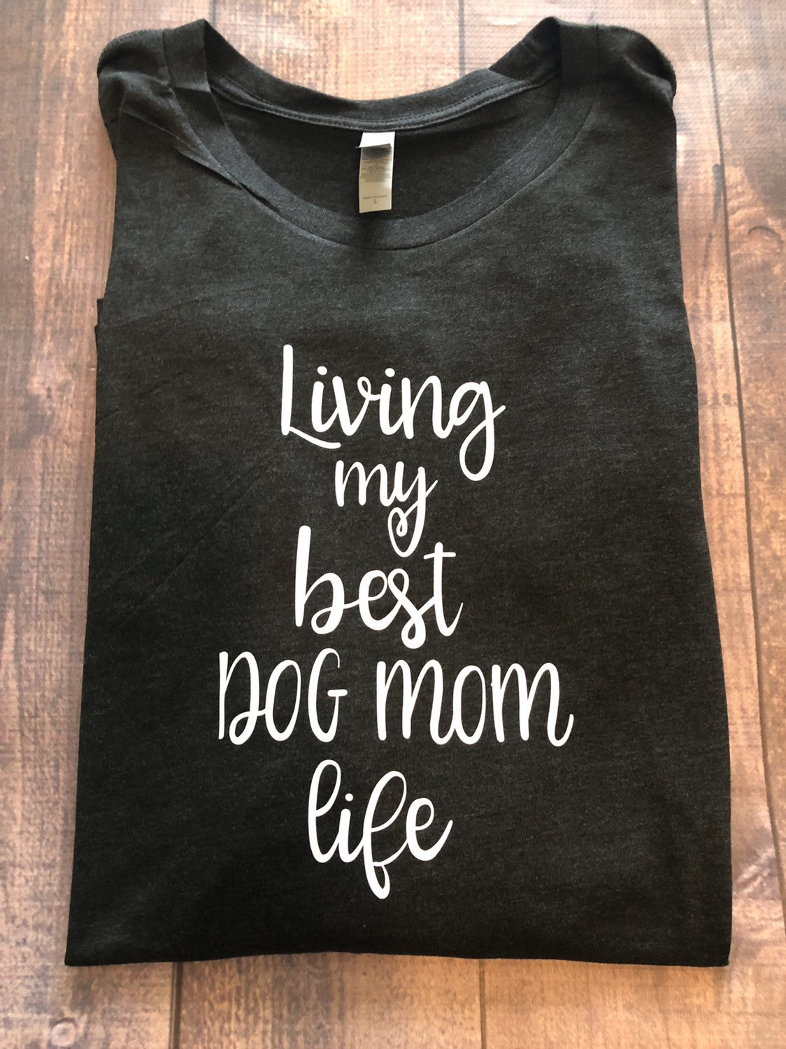 Lebe Mein Bestes Hundemama-Leben, Hundemama-Shirt, Hundemama-Geschenk, Langarm-Hundemama-Shirt Lebe Mein Bestes Hundemama-Leben, Hundemama-Shirt, Hundemama-Geschenk, Langarm-Hundemama-Shirt von WienerBrothersCo
