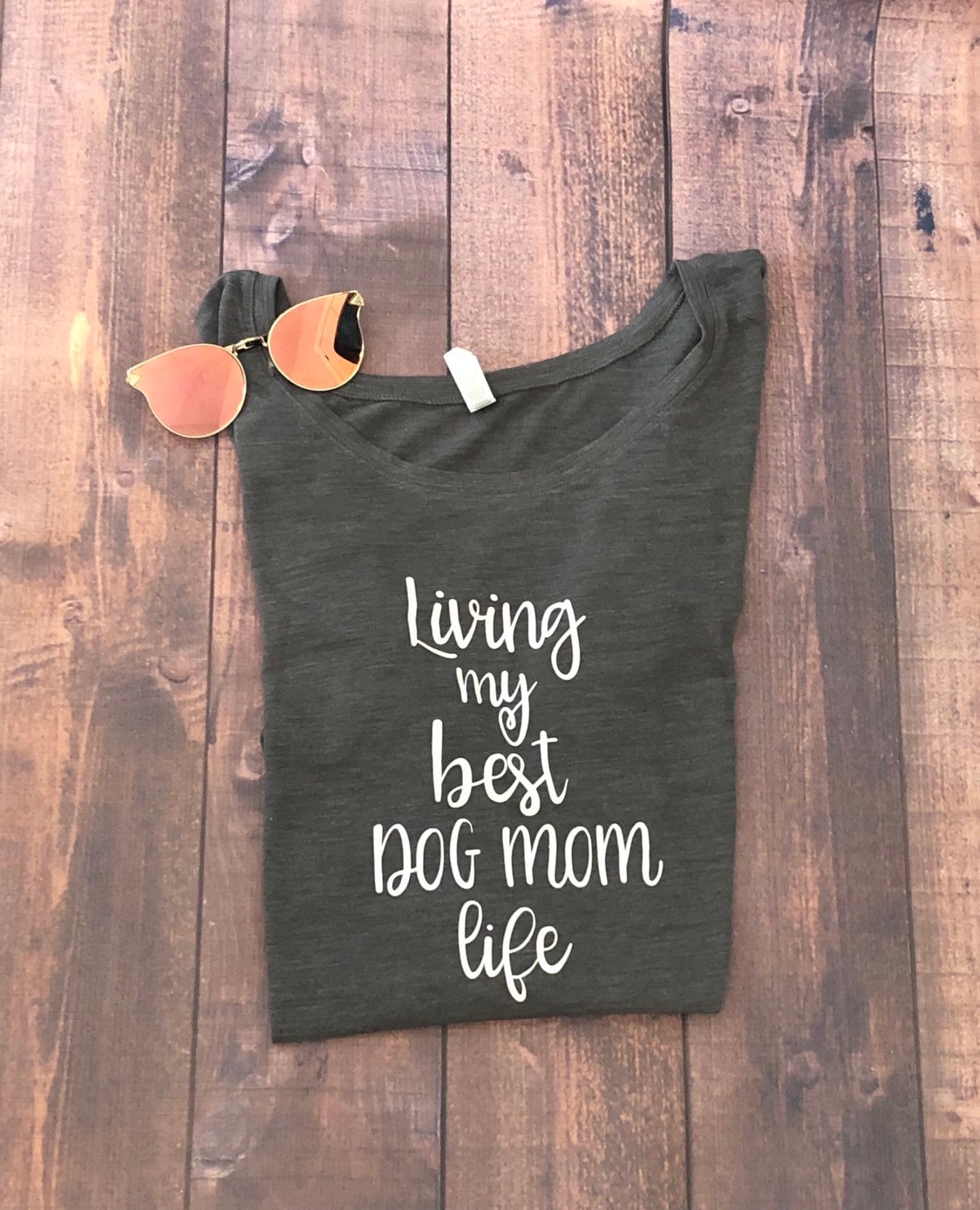 Lebendig Mein Bestes Dog Mom Leben Shirt, Hundehemd, Hundemut, Hund Mama Shirt Lebendig Mein Bestes Dog Mom Leben Shirt, Hundehemd, Hundemut, Hund Mama Shirt von WienerBrothersCo