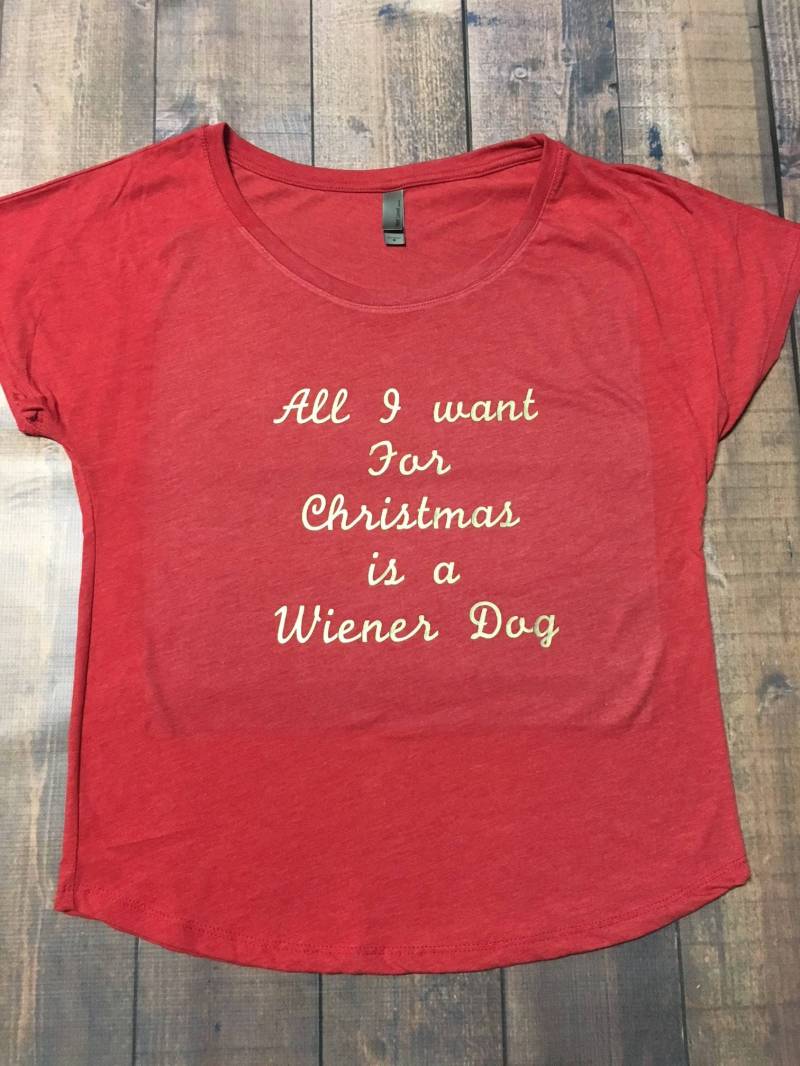 Weihnachtsshirt, Dackelshirt, Dackel Kleidung, Weihnachtsdackel Shirt, Wiener Hundeshirt von WienerBrothersCo