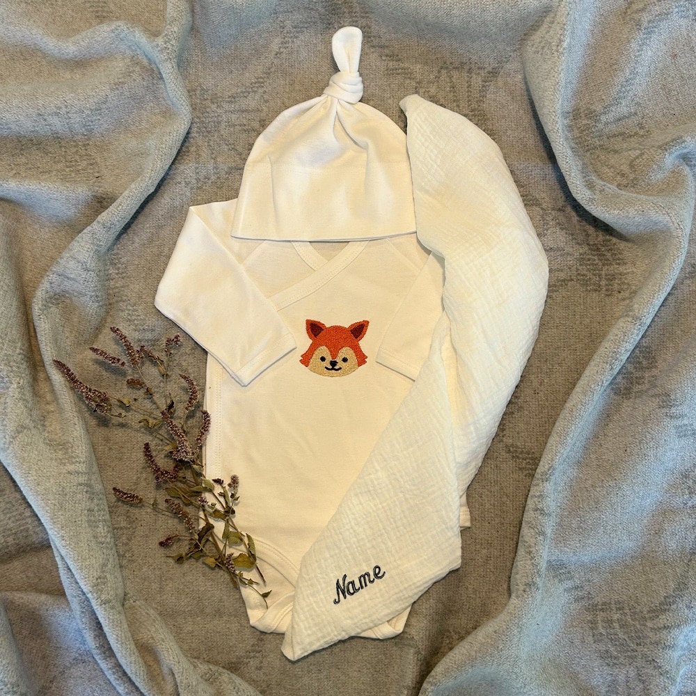 Personalisiertes Geschenk Baby Fuchsfreunde Personalisiertes Geschenk Baby Fuchsfreunde von WiesenbuntDE