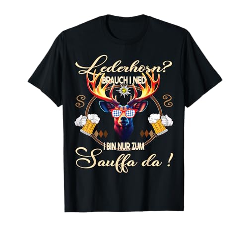 Herren Trachten Hirsch Lausbua Lederhose Ersatz Tracht T-Shirt Herren Trachten Hirsch Lausbua Lederhose Ersatz Tracht T-Shirt von Wiesn Trachtenshirts & Ersatz Lederhose Herren