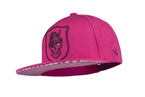 WIESNROCKER I WR1005-2, Snapback-Cap, Schild-Mütze pink, 3D-Stick bordeaux-weinrot, stylisch mit vielen Details, hochwertig, größenverstellbar, unisex WIESNROCKER I WR1005-2, Snapback-Cap, Schild-Mütze pink, 3D-Stick bordeaux-weinrot, stylisch mit vielen Details, hochwertig, größenverstellbar, unisex von Wiesnrocker