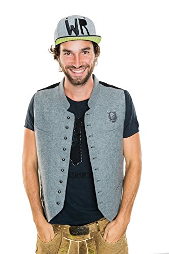 WIESNROCKER Trachtenweste für Herren in hellgrau I modern & rockig I Gilet mit vielen Details I hochwertige Verarbeitung I Größe XXL WIESNROCKER Trachtenweste für Herren in hellgrau I modern & rockig I Gilet mit vielen Details I hochwertige Verarbeitung I Größe XXL von Wiesnrocker