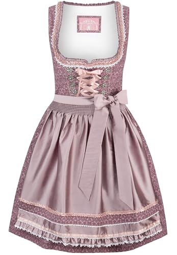 Wiesnwuid Damen Ruby Mini Dirndl, Beere, 30 von Wiesnwuid