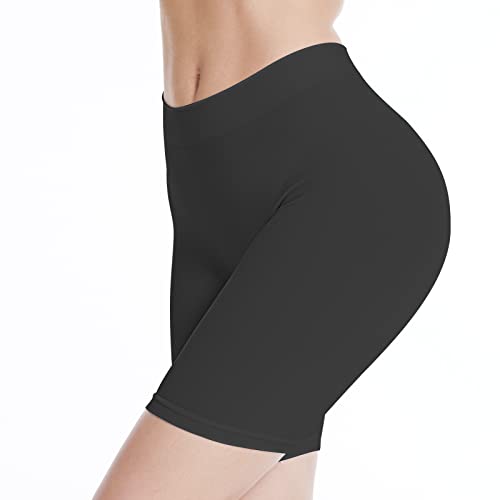 Wiespodex Slip Shorts, Bequeme Boyshorts Höschen für Yoga, Anti-Chafing Spandex Shorts für Unterkleid Weiß von Wiespodex