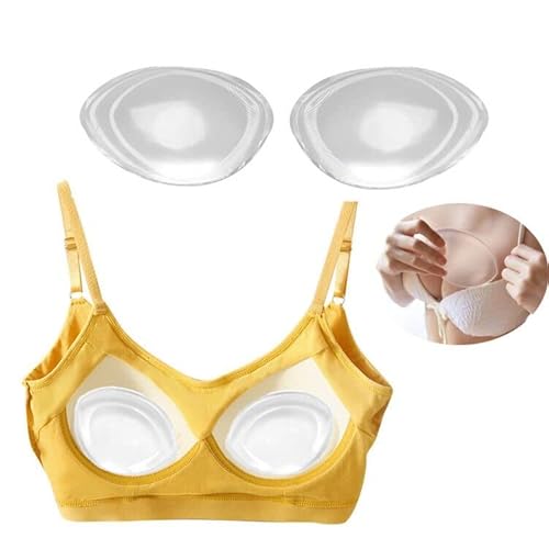 Wieysdoo BH Einlagen Silikon Pads Push Up BH Polster Einlagen Wasserdicht BH Push-Up Pads Booster Pads FüR Bikini-Badeanzug,M von Wieysdoo