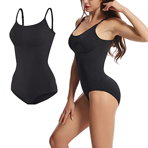 Wieysdoo Frauen Körpers Shapewears Bodysuit Kontrolle Bauch Nahtlose Taille Trainers Abnehmen Fajas Plunge Butt-Lifters Open-Crotch Für Kleider von Wieysdoo