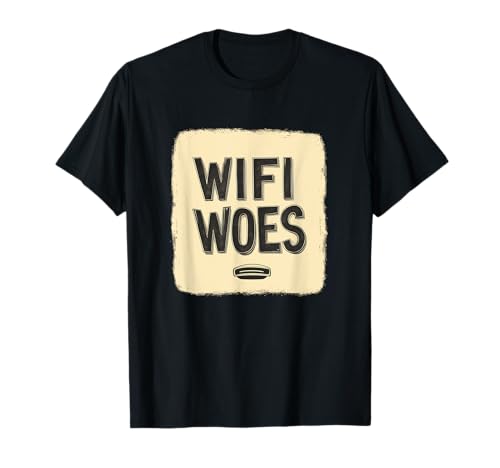 WiFi Woes Emblem für Jungen und Mädchen T-Shirt WiFi Woes Emblem für Jungen und Mädchen T-Shirt von Wifi Woes Outfit