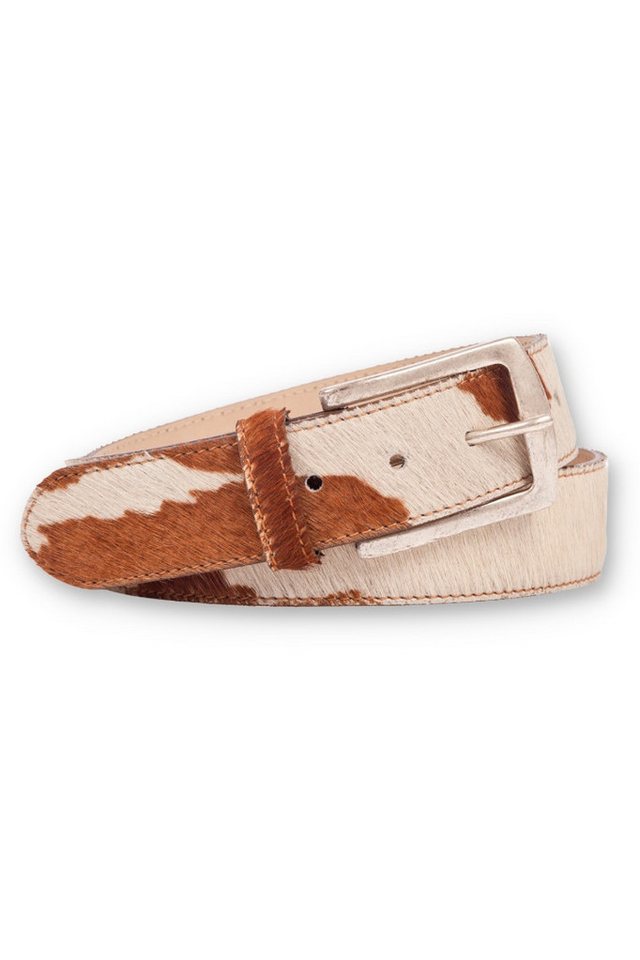 Wige Fashion GbR Ledergürtel Trachtengürtel - KUH - kuhfell Wige Fashion GbR Ledergürtel Trachtengürtel - KUH - kuhfell von Wige Fashion GbR