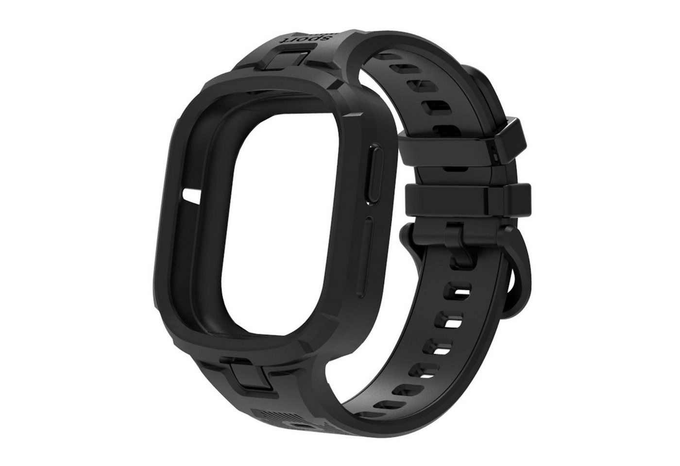 Wigento Smartwatch-Armband Für Honor Watch 4 Design TPU Arm Band mit integriertem Gehäuse Schwarz, Flexibles TPU-Material, integriertes Design Wigento Smartwatch-Armband Für Honor Watch 4 Design TPU Arm Band mit integriertem Gehäuse Schwarz, Flexibles TPU-Material, integriertes Design von Wigento